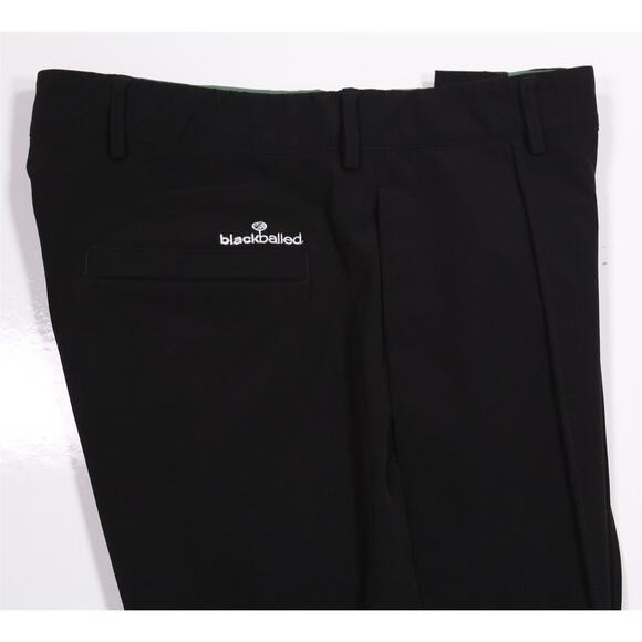 Blackballed Golf Gentleman's Mens Black Performance Joggers Pants Trousers Large - Picture 2 of 7